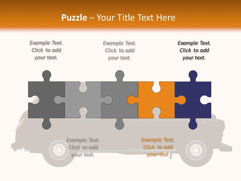 Vintage Black London PowerPoint Template