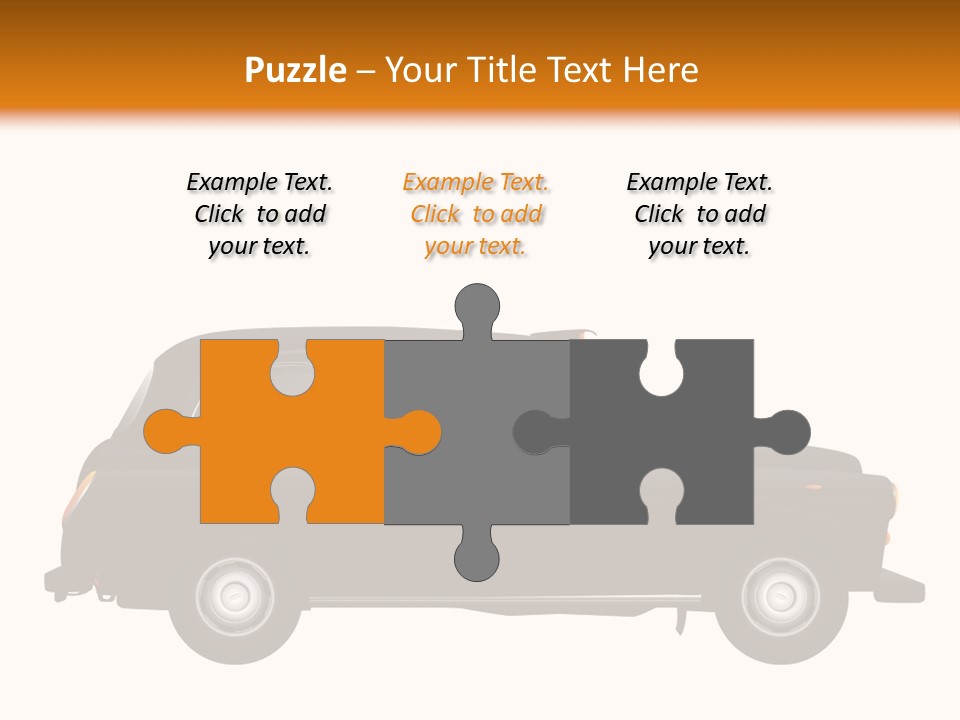 Vintage Black London PowerPoint Template