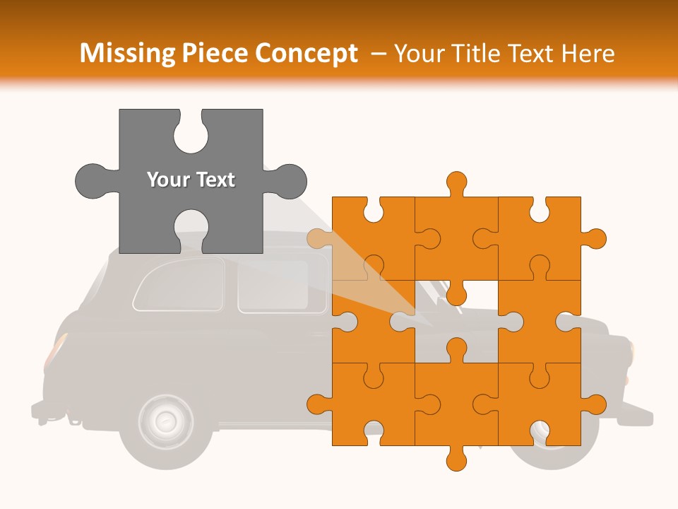 Vintage Black London PowerPoint Template