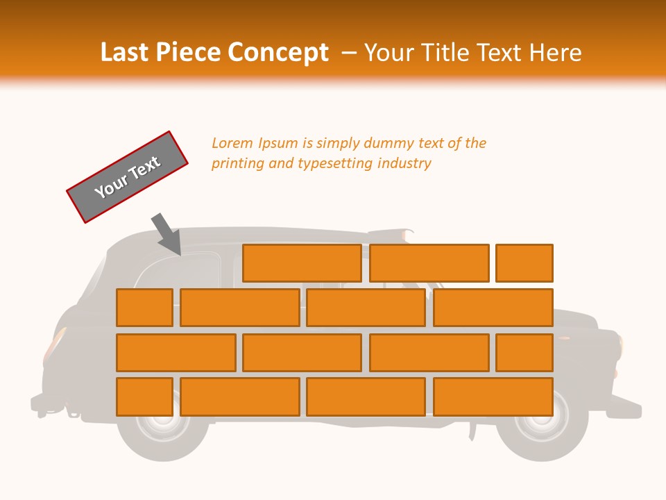 Vintage Black London PowerPoint Template