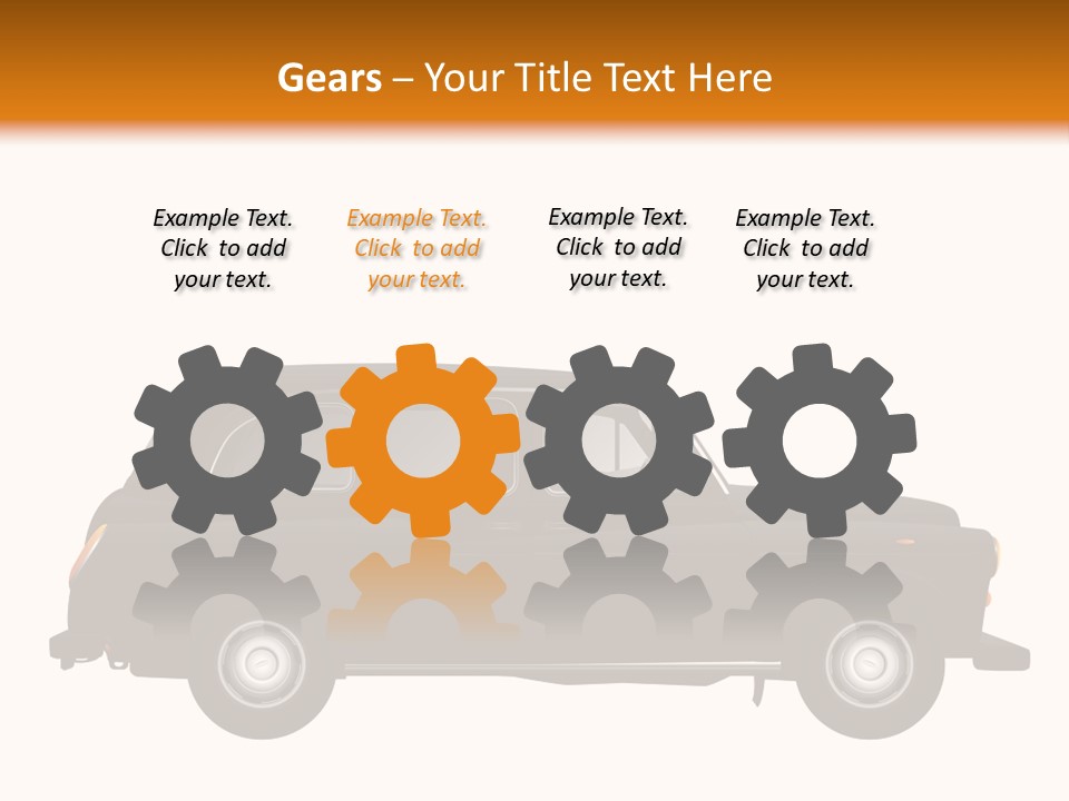 Vintage Black London PowerPoint Template