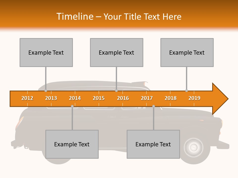 Vintage Black London PowerPoint Template