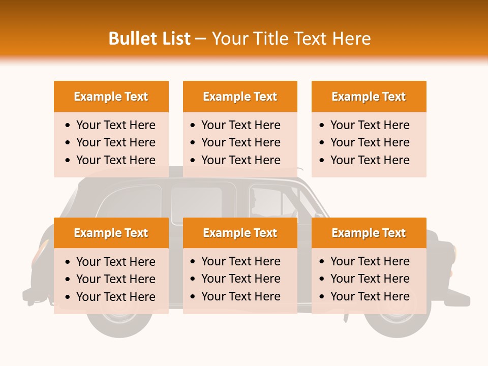 Vintage Black London PowerPoint Template