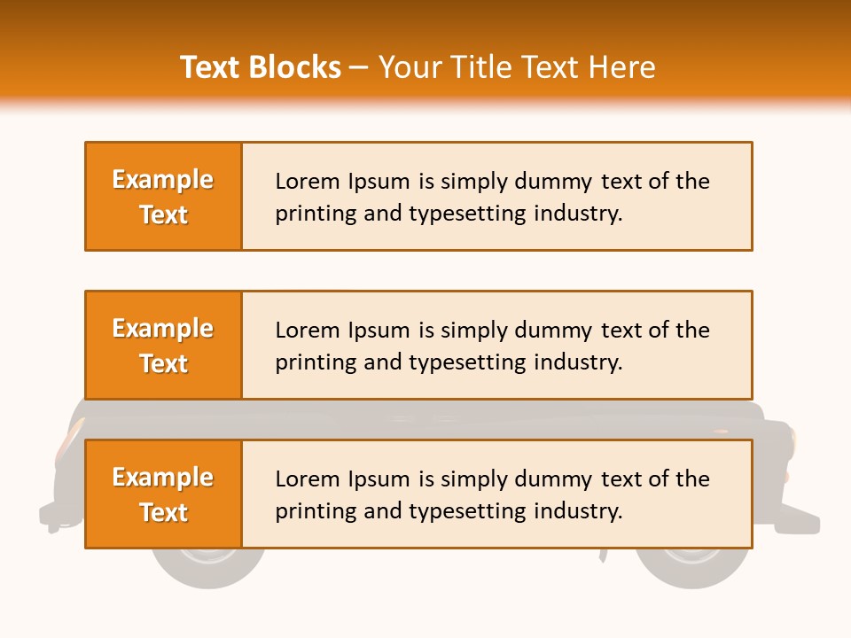 Vintage Black London PowerPoint Template