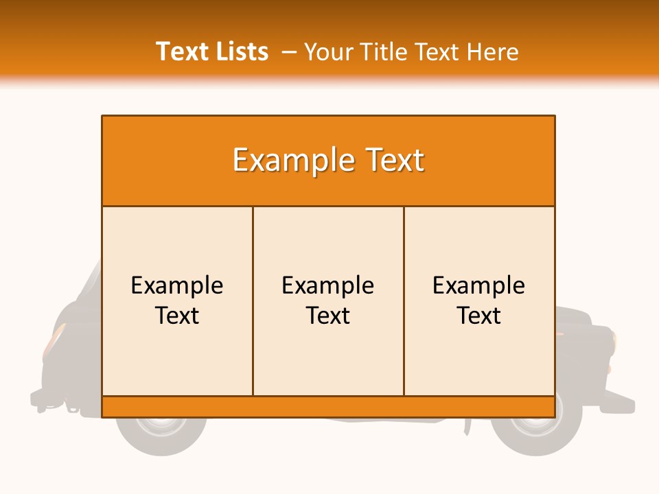 Vintage Black London PowerPoint Template