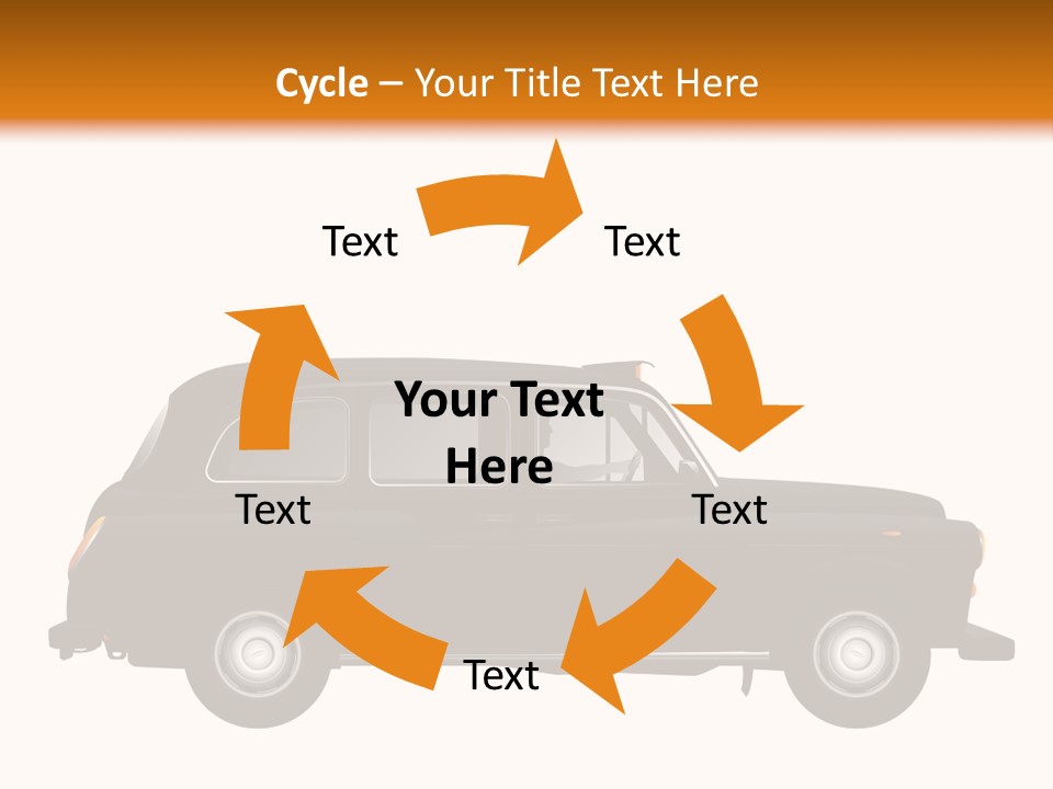 Vintage Black London PowerPoint Template