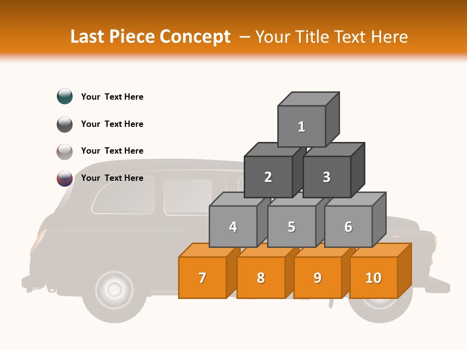 Vintage Black London PowerPoint Template