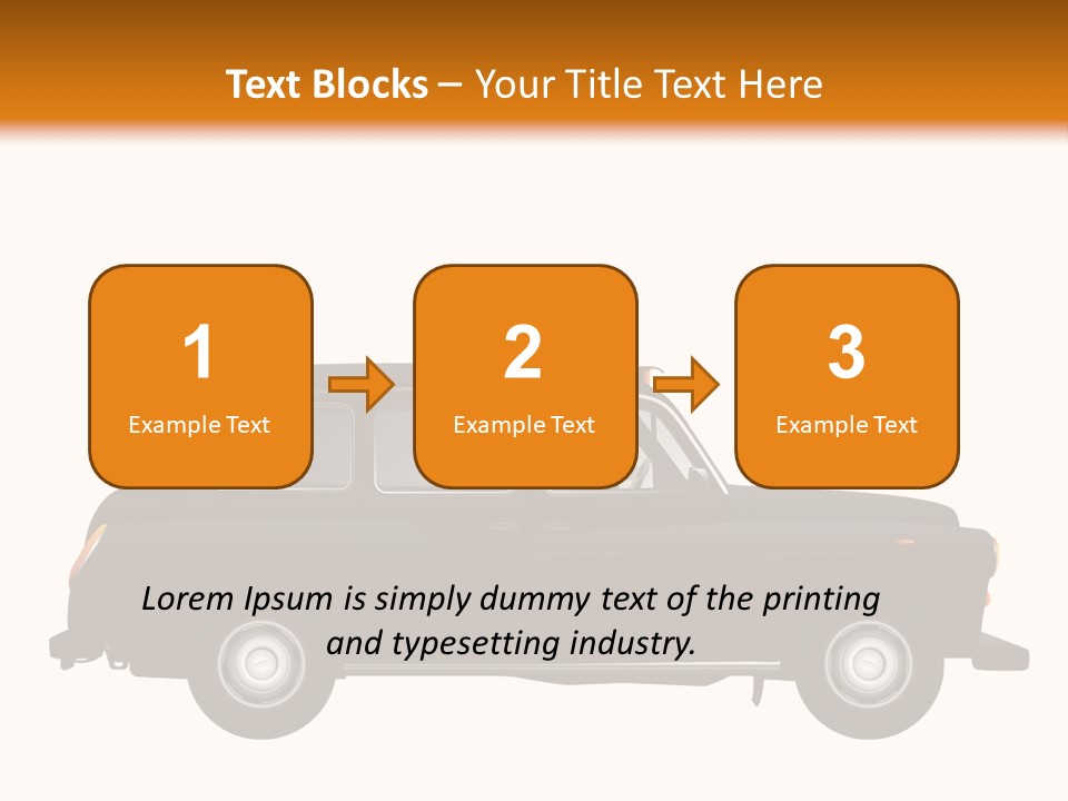 Vintage Black London PowerPoint Template