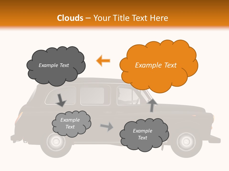 Vintage Black London PowerPoint Template
