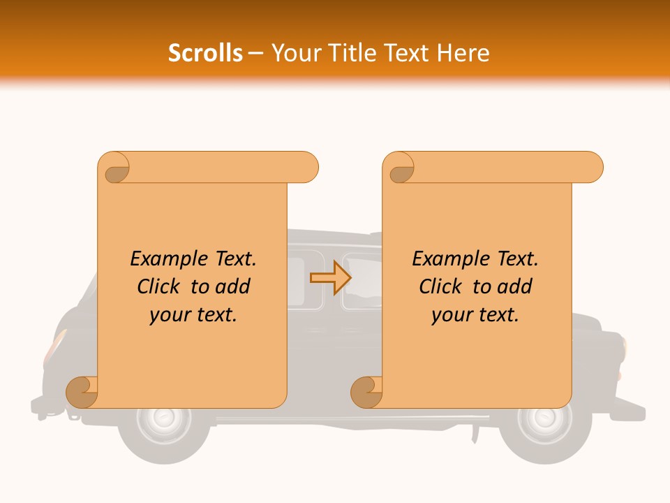 Vintage Black London PowerPoint Template
