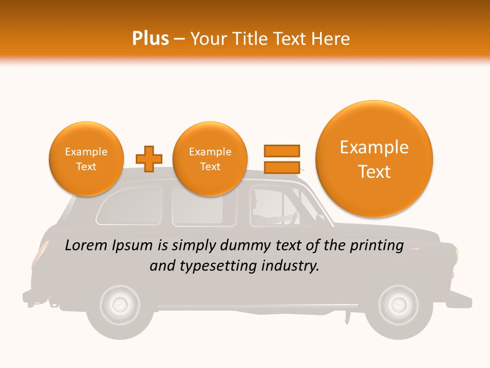 Vintage Black London PowerPoint Template