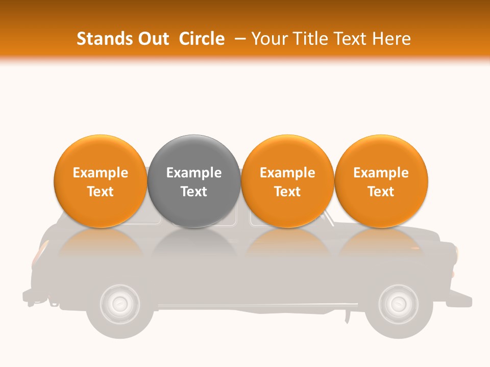 Vintage Black London PowerPoint Template