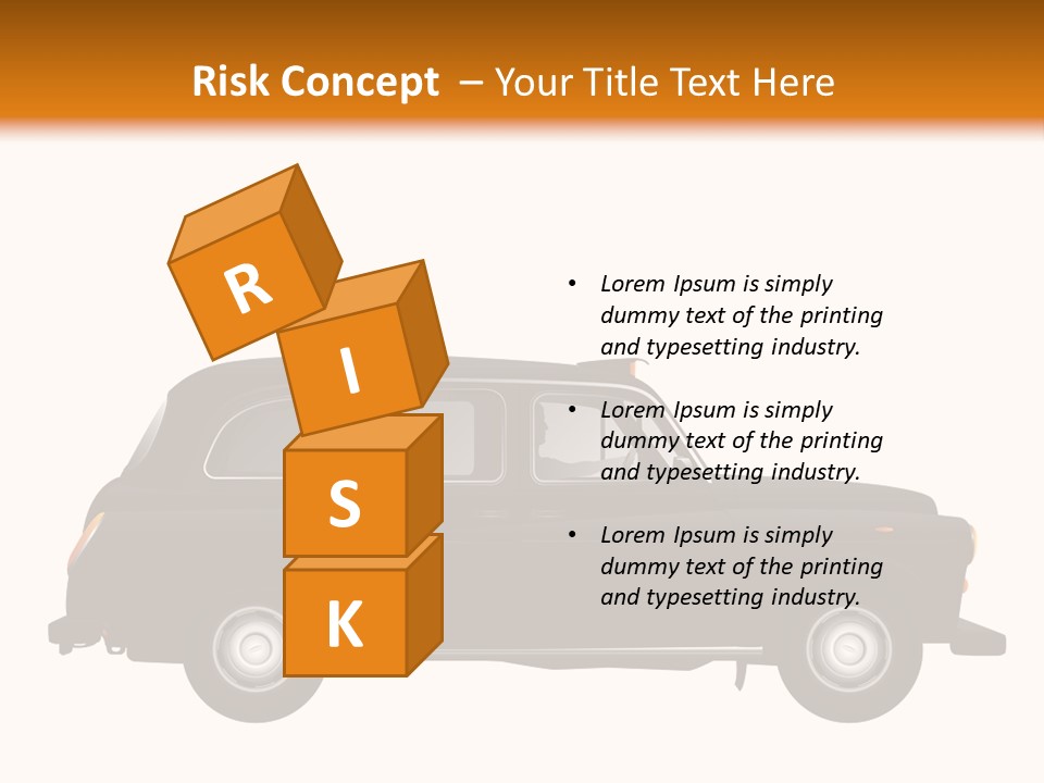 Vintage Black London PowerPoint Template