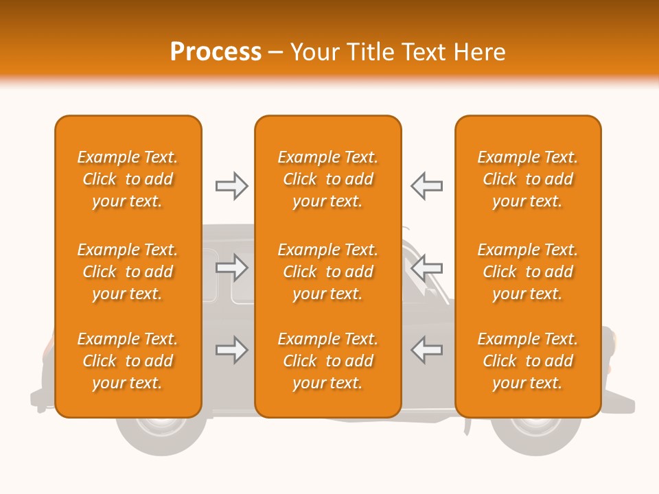 Vintage Black London PowerPoint Template