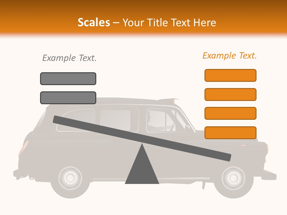 Vintage Black London PowerPoint Template