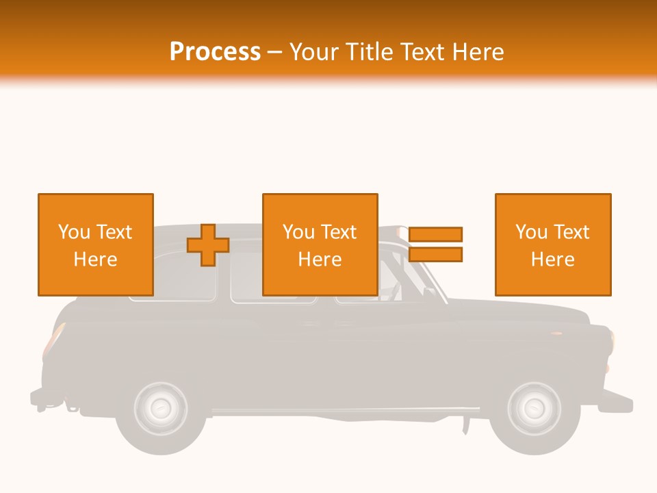 Vintage Black London PowerPoint Template
