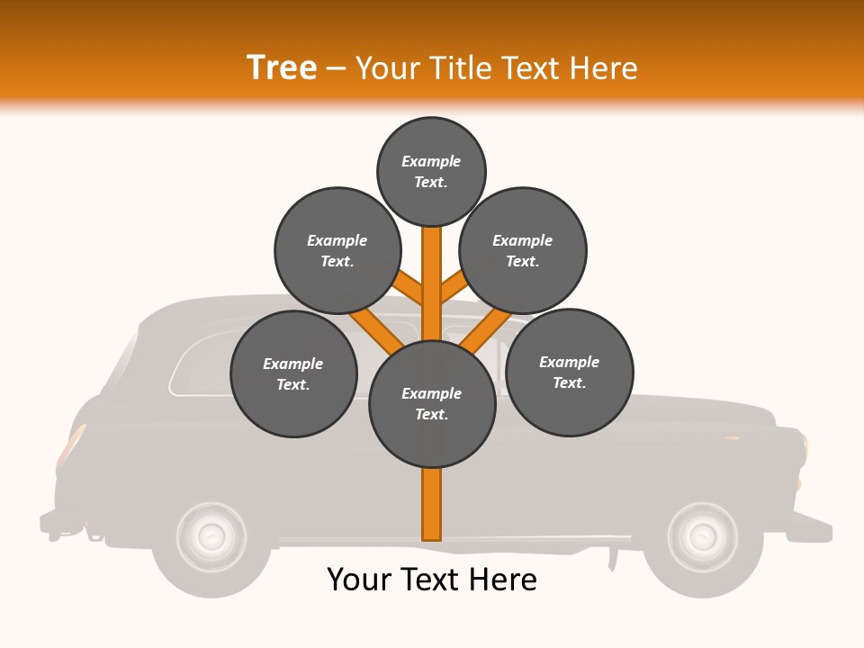 Vintage Black London PowerPoint Template