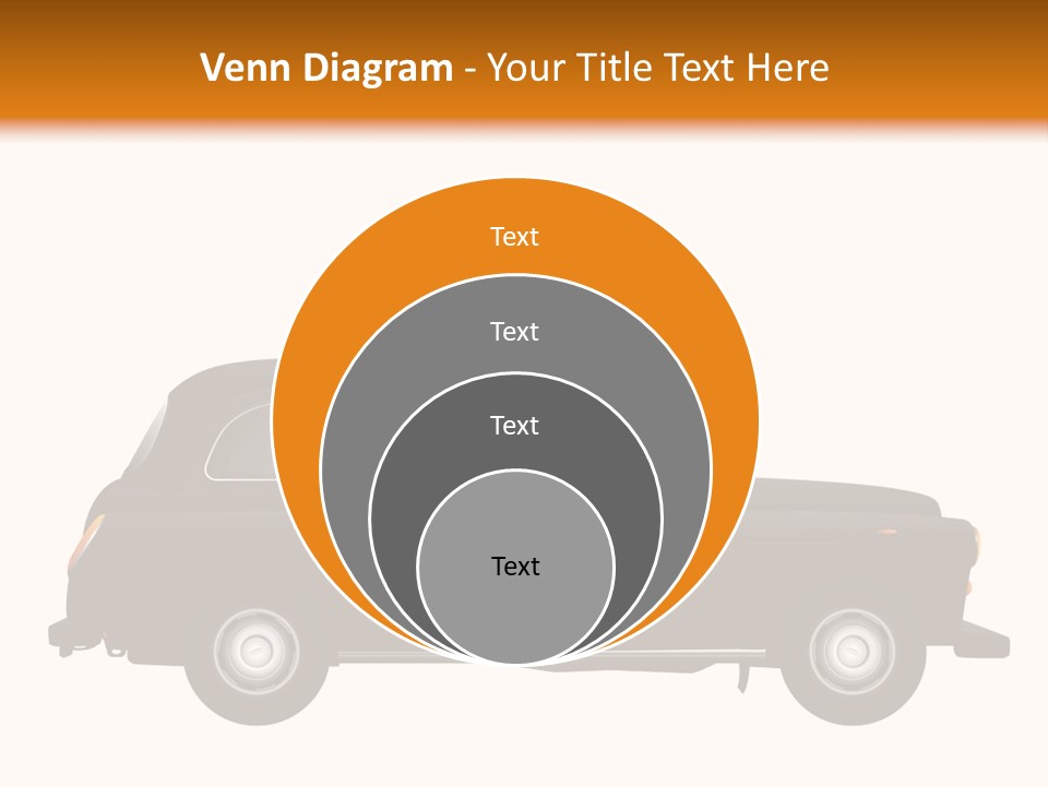 Vintage Black London PowerPoint Template