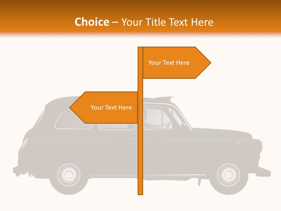 Vintage Black London PowerPoint Template