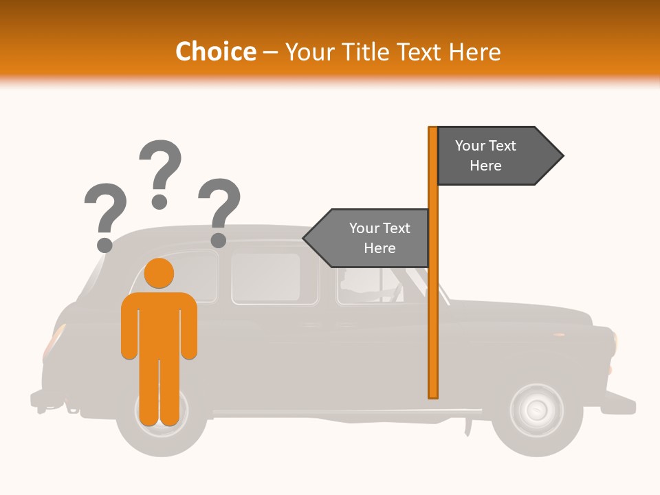 Vintage Black London PowerPoint Template