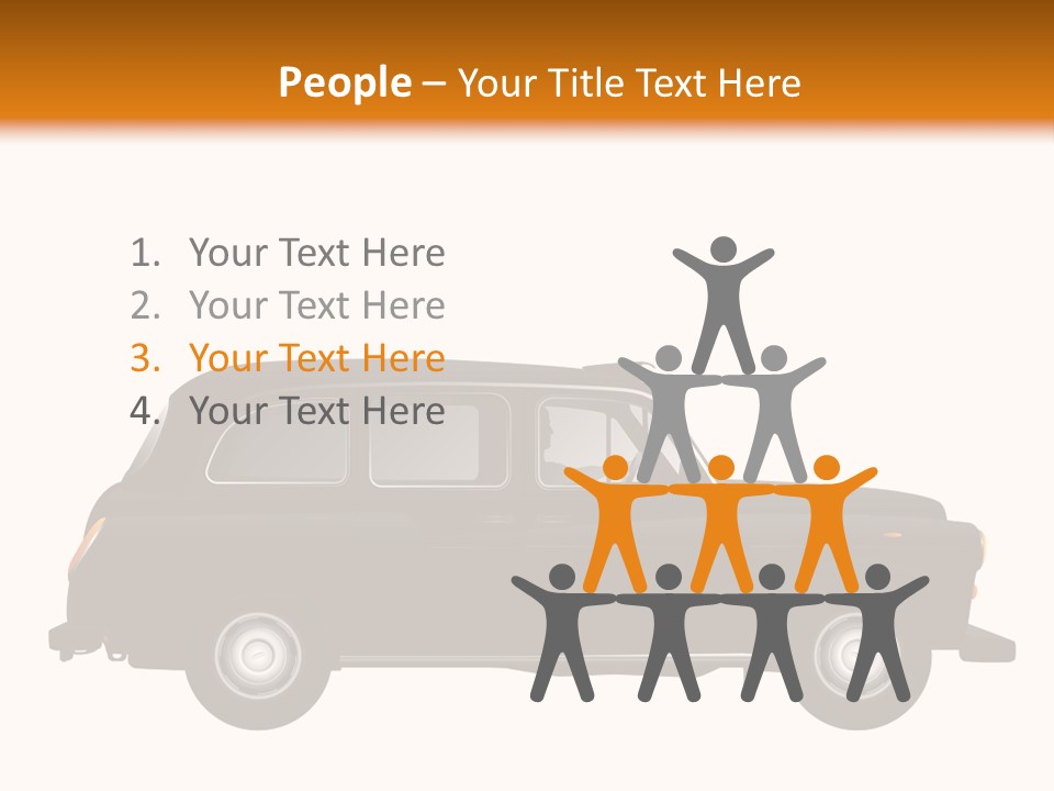 Vintage Black London PowerPoint Template