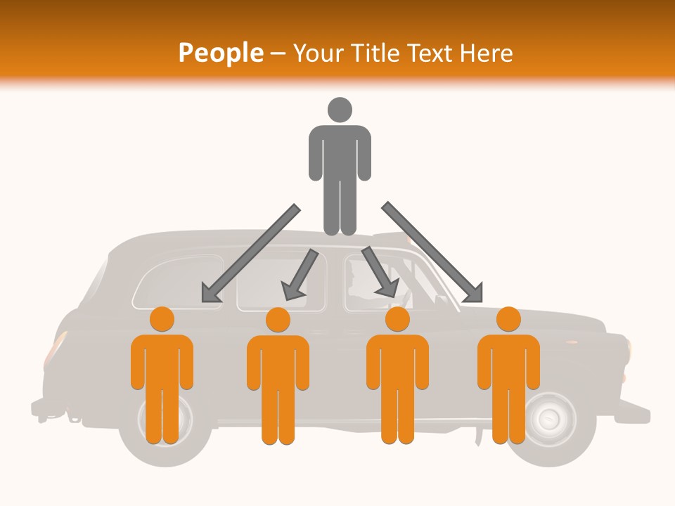 Vintage Black London PowerPoint Template