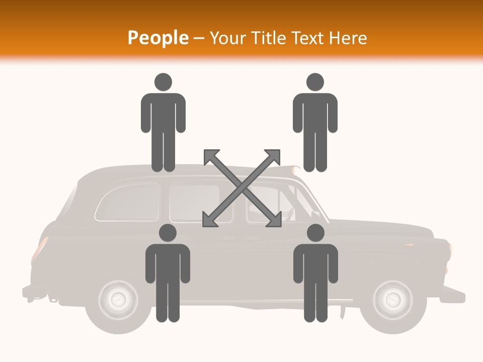 Vintage Black London PowerPoint Template