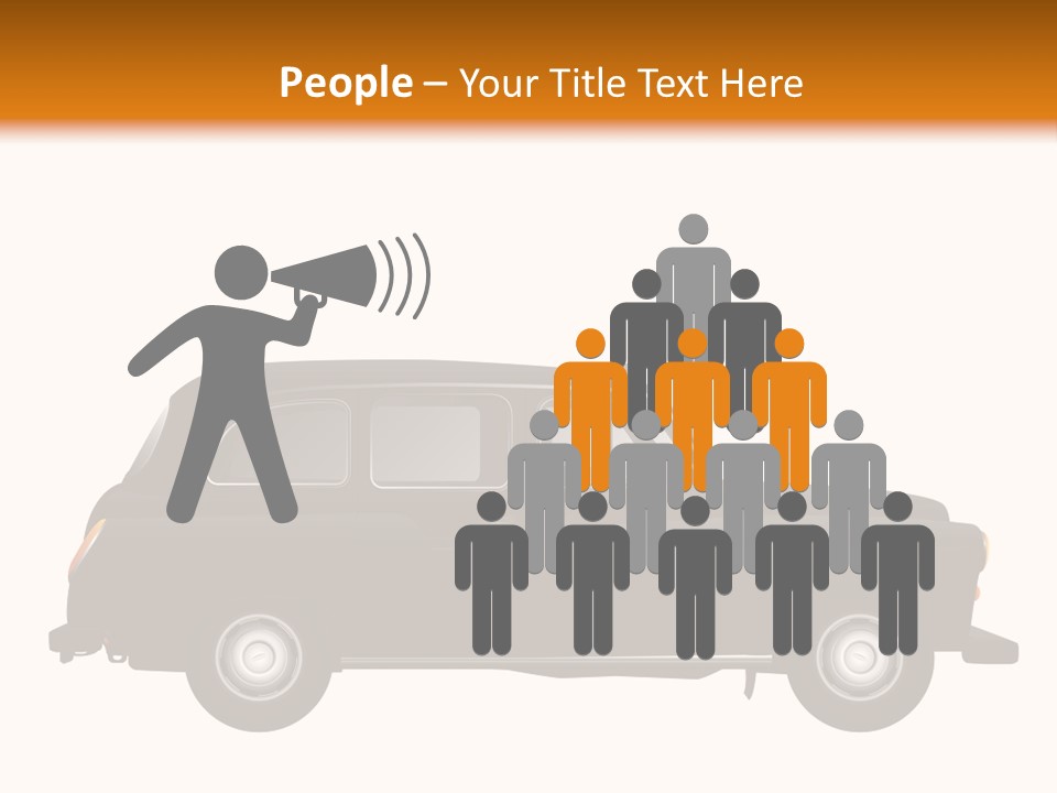 Vintage Black London PowerPoint Template