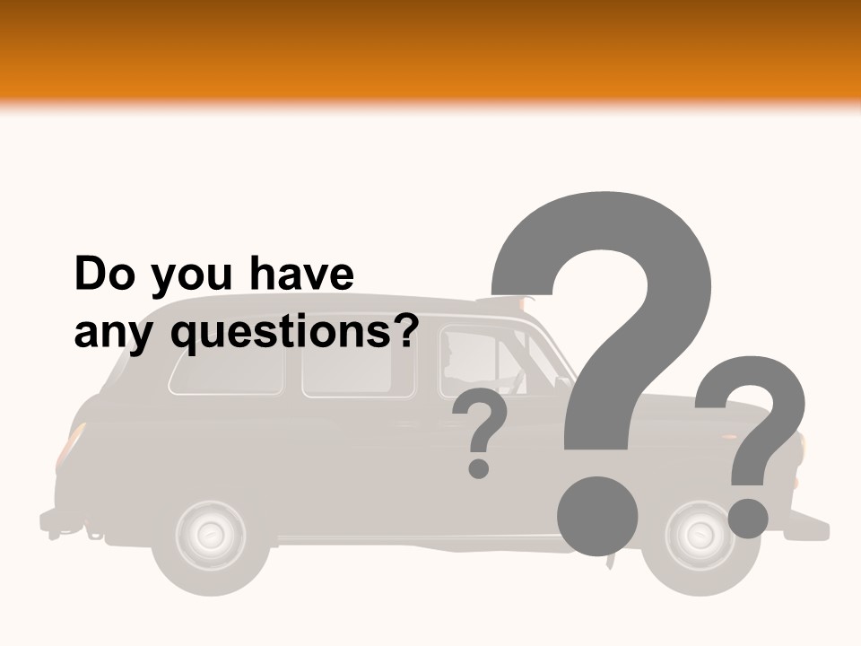 Vintage Black London PowerPoint Template