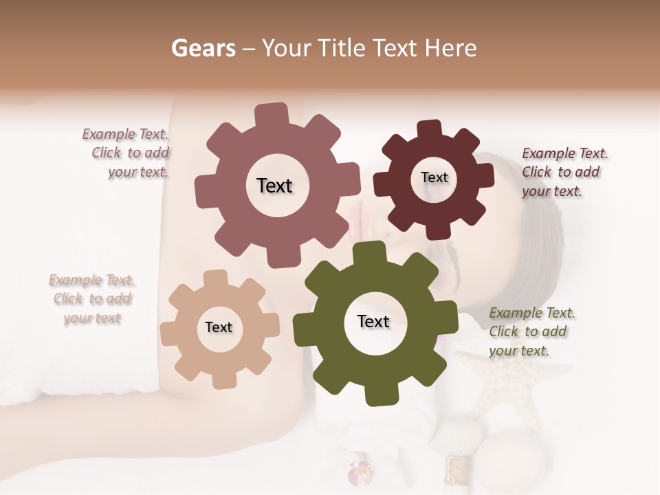 Lying Young People PowerPoint Template