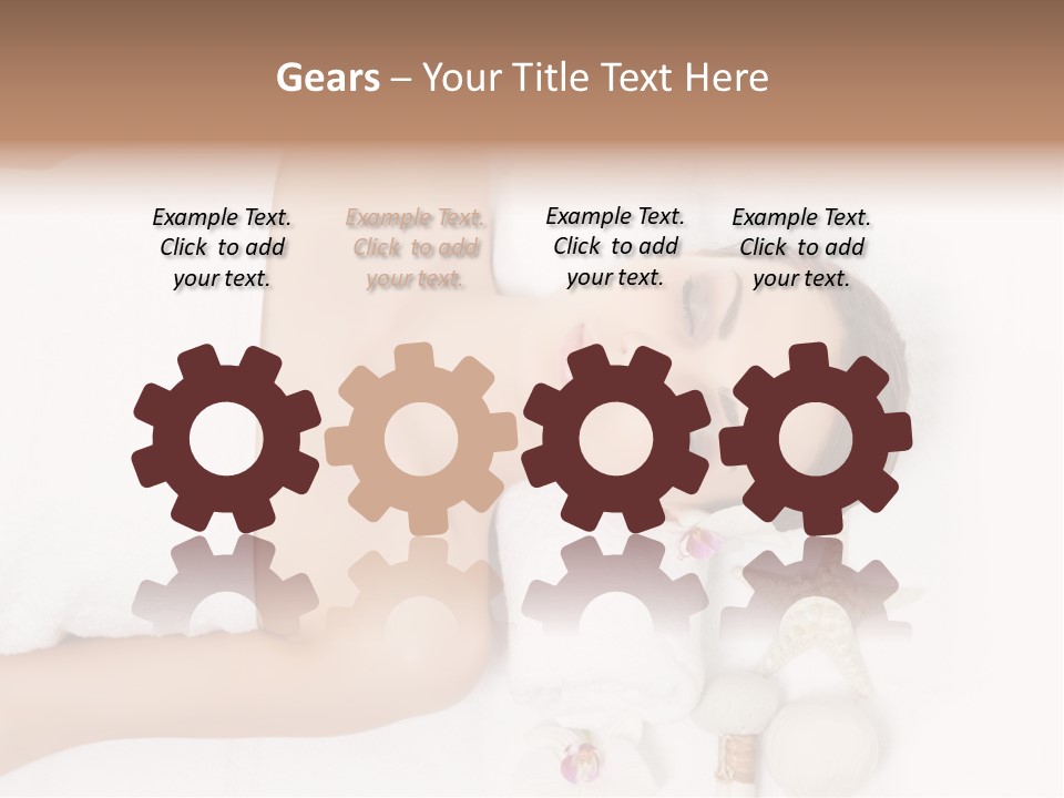 Lying Young People PowerPoint Template