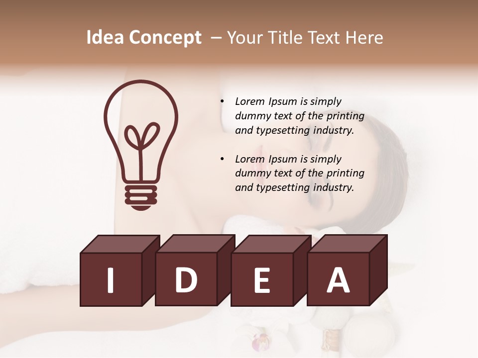 Lying Young People PowerPoint Template