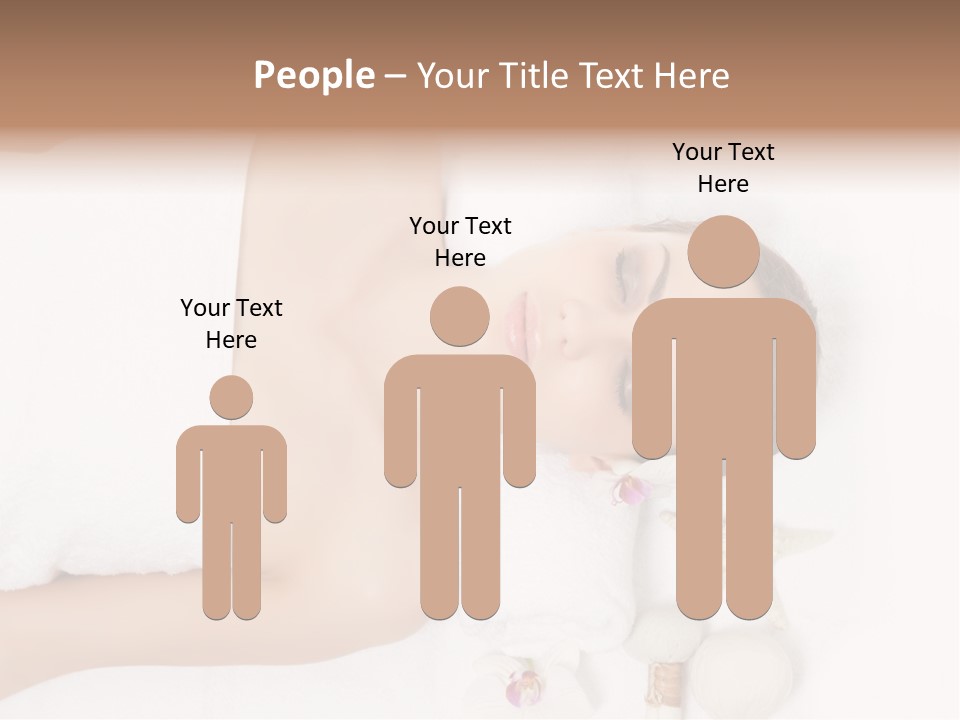 Lying Young People PowerPoint Template