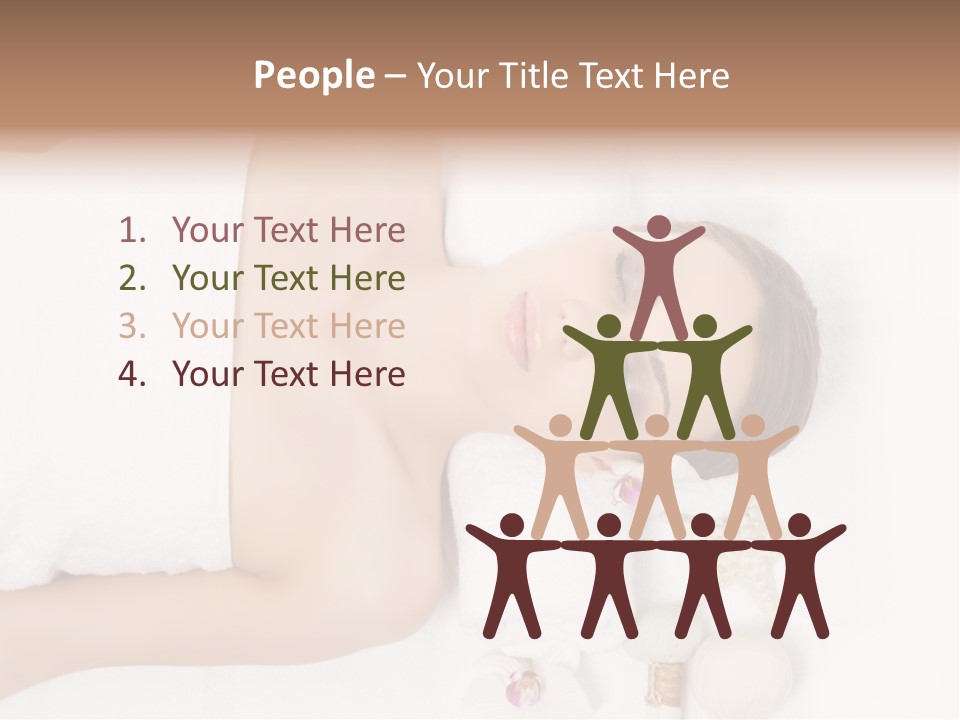 Lying Young People PowerPoint Template