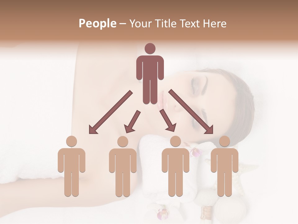 Lying Young People PowerPoint Template