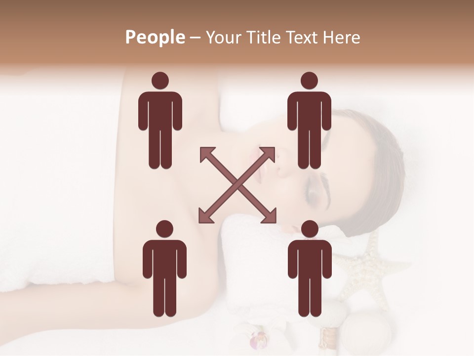 Lying Young People PowerPoint Template