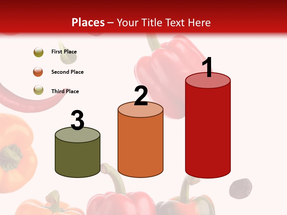 Vertical Isolated White PowerPoint Template