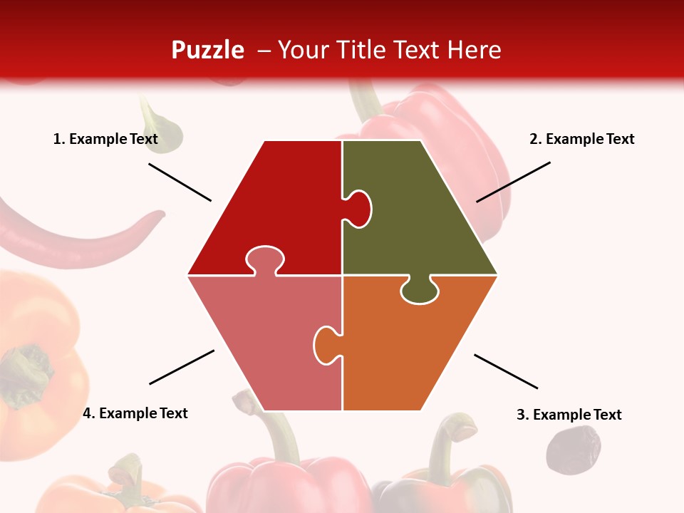 Vertical Isolated White PowerPoint Template