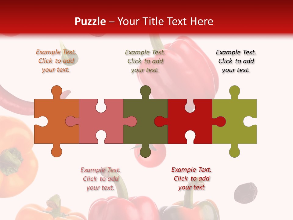 Vertical Isolated White PowerPoint Template