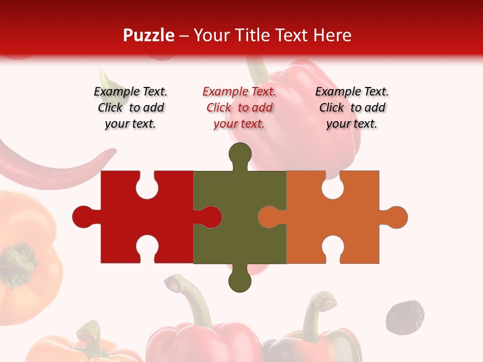 Vertical Isolated White PowerPoint Template