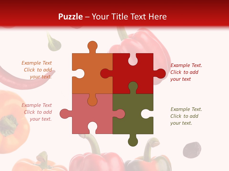 Vertical Isolated White PowerPoint Template