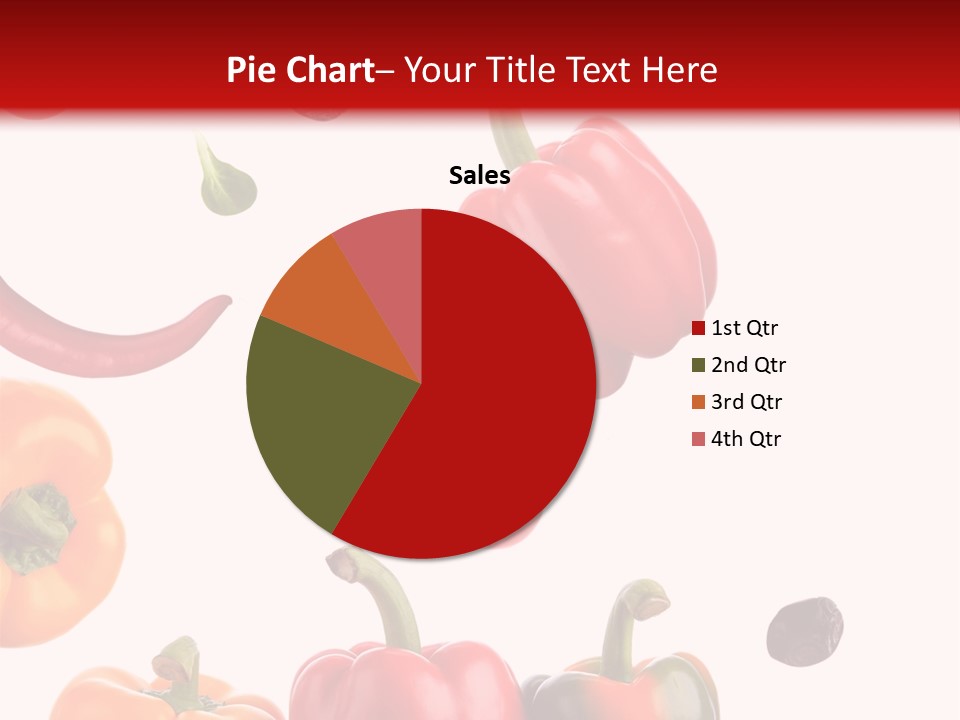 Vertical Isolated White PowerPoint Template
