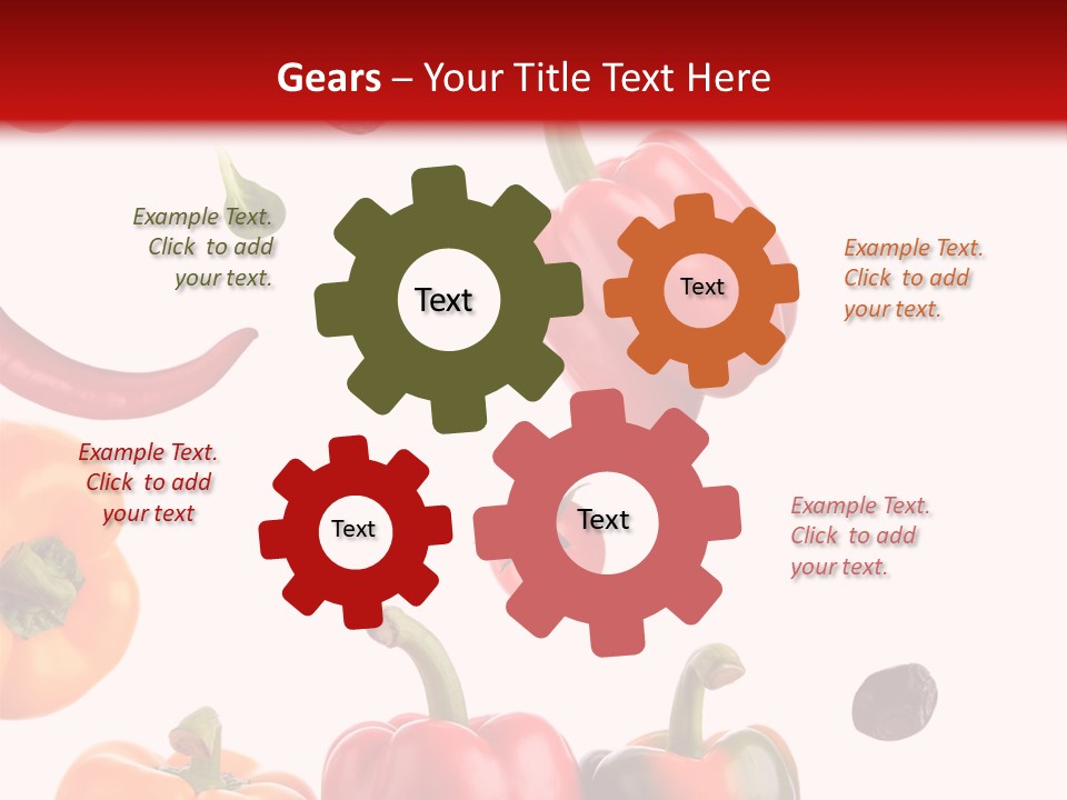 Vertical Isolated White PowerPoint Template