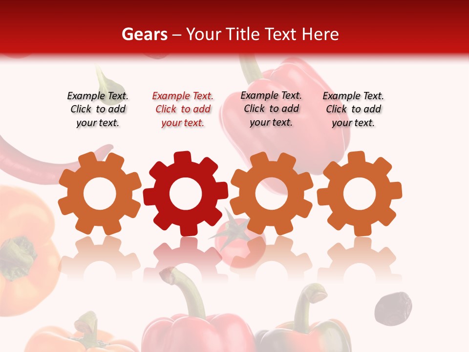 Vertical Isolated White PowerPoint Template