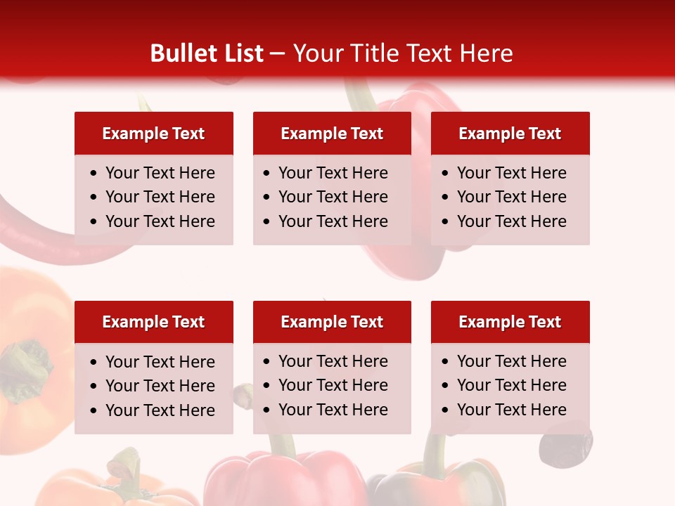 Vertical Isolated White PowerPoint Template