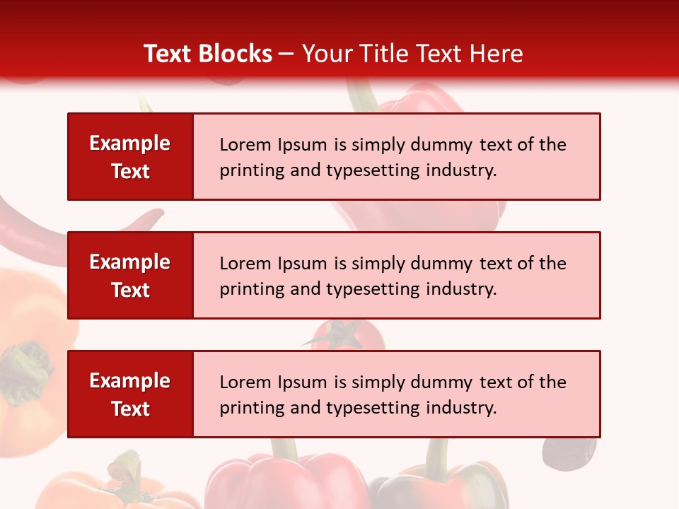 Vertical Isolated White PowerPoint Template