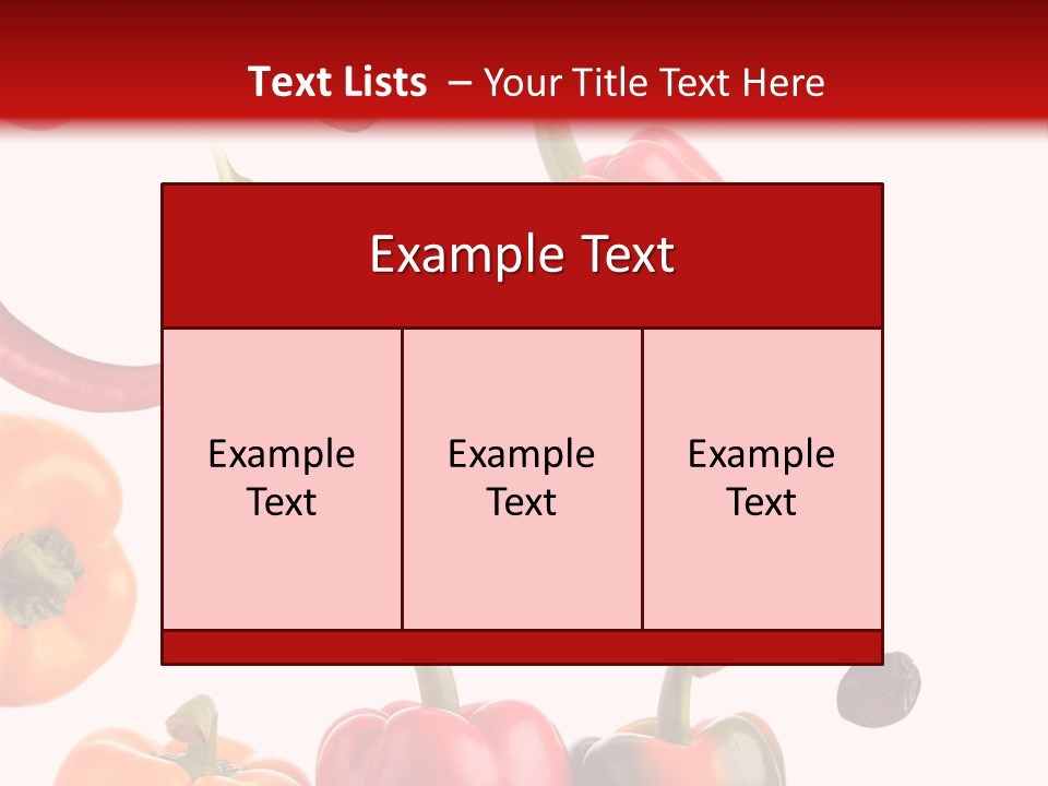 Vertical Isolated White PowerPoint Template