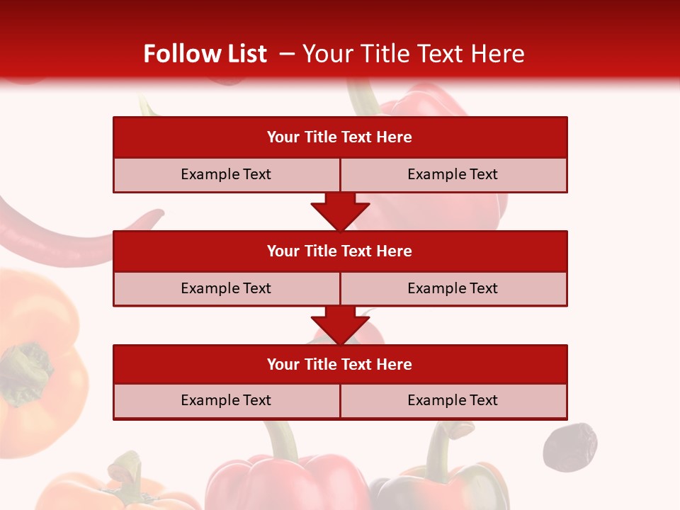 Vertical Isolated White PowerPoint Template