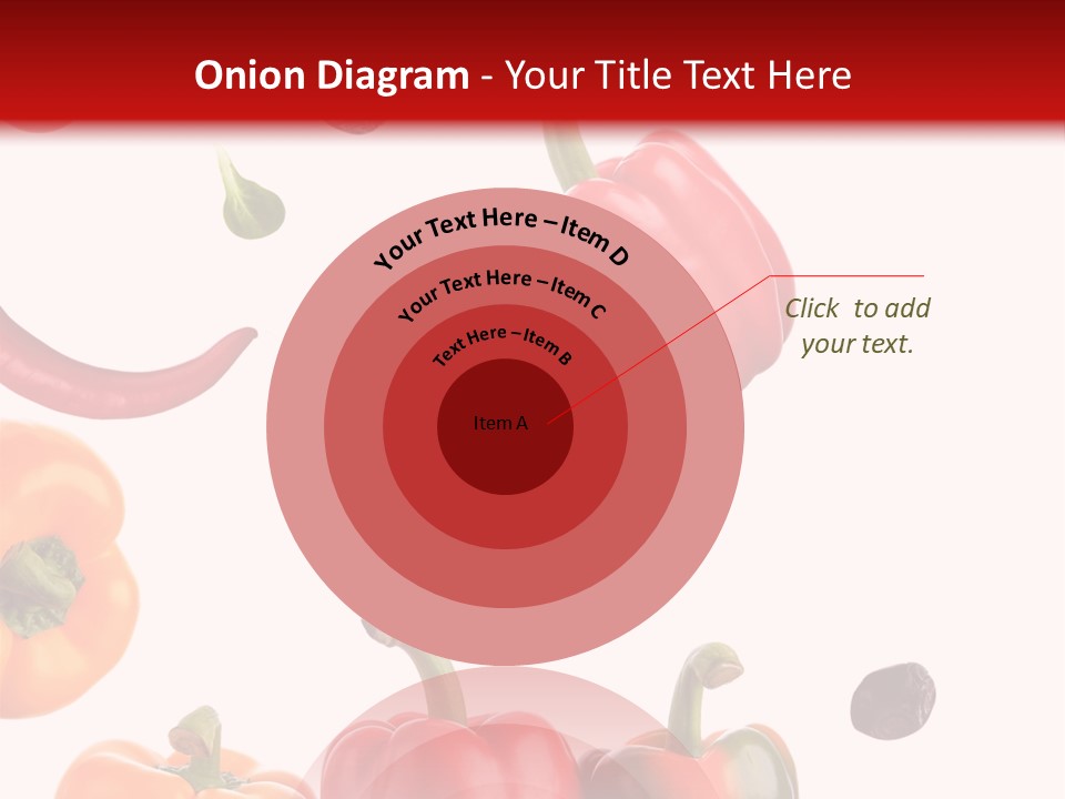 Vertical Isolated White PowerPoint Template