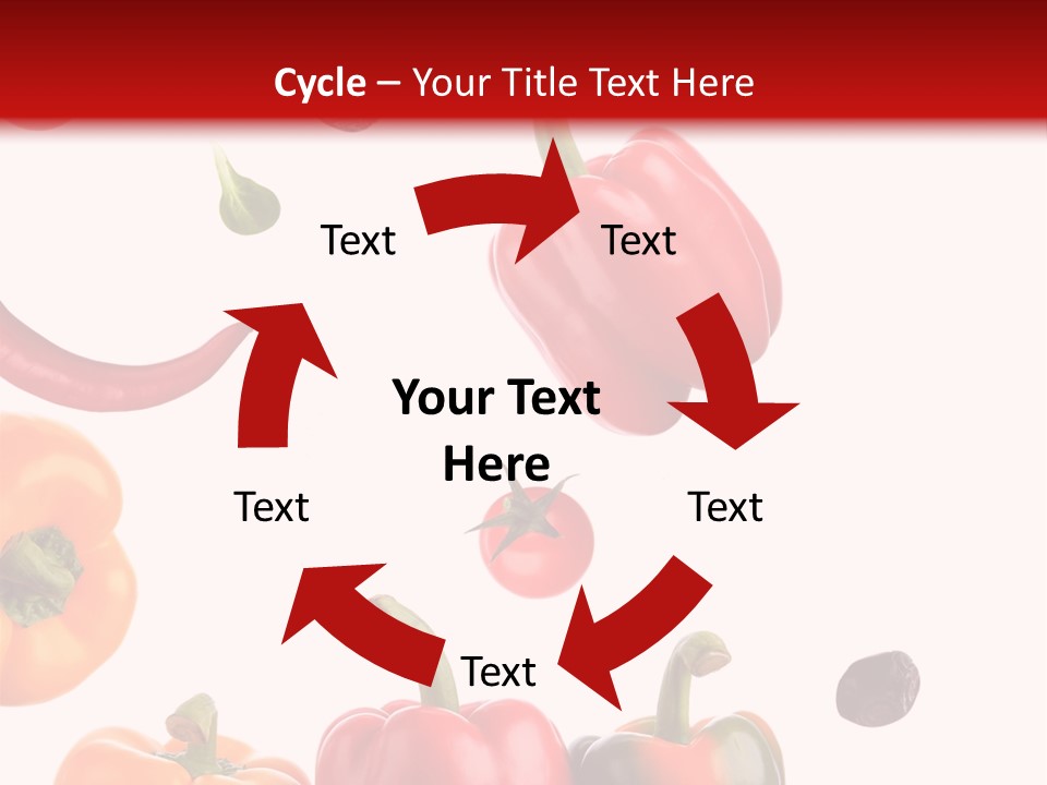 Vertical Isolated White PowerPoint Template